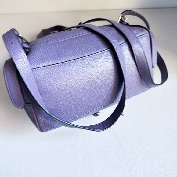 Coach Lilac Purple Pebbled Leather Backpack - Picture 6 of 9